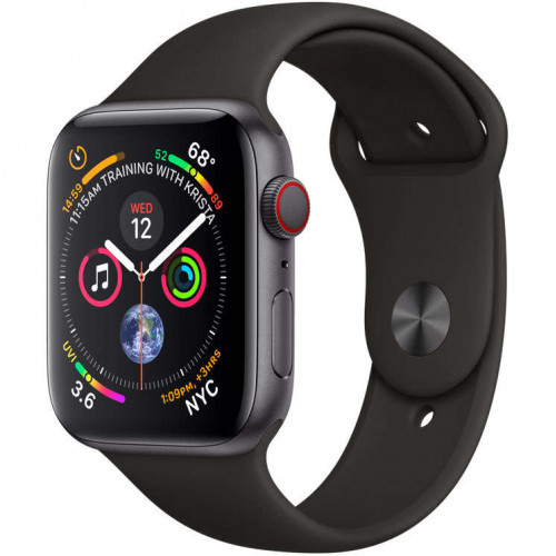 Apple Watch Series 4 44mm GPS+LTE Space Gray Aluminum Case with MidnightB Sport Band (MTUW2, MTVU2) б/у